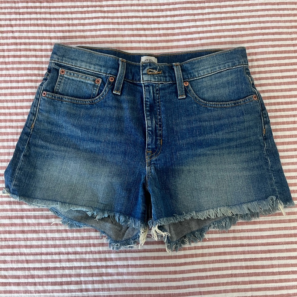 Jcrew denim shorts size 6